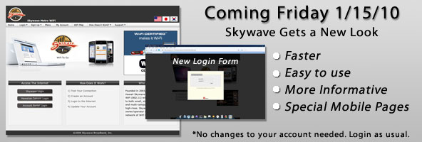Skywave is getting a New Look in 2010
